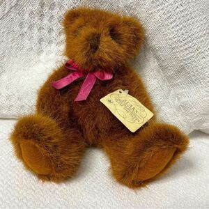Russ Pickering Bears From The Past 8 Inches Brown Fuzzy Teddy Bear